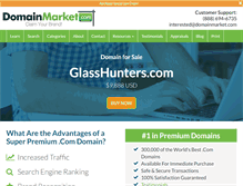Tablet Screenshot of glasshunters.com